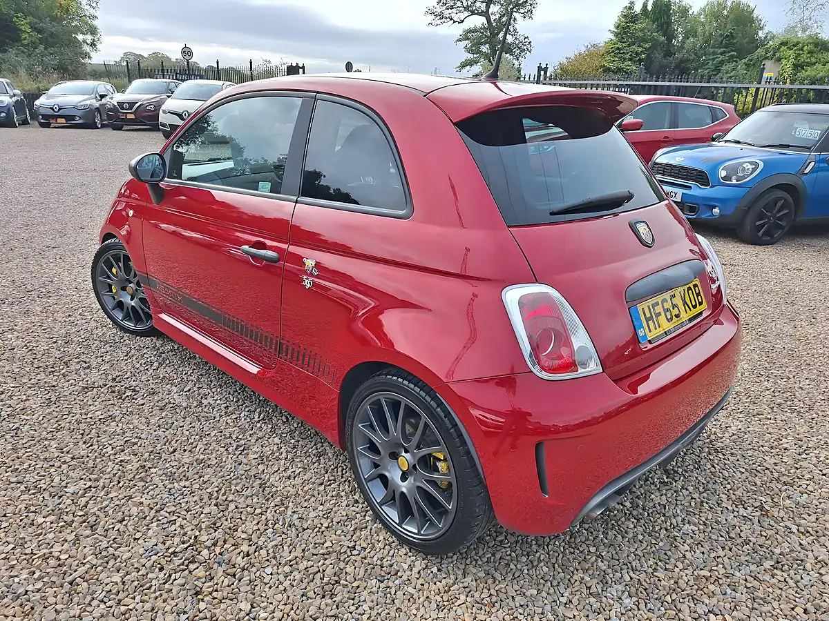 Used 2015 Abarth 595 Competizione Red - Interior and Exterior details 12