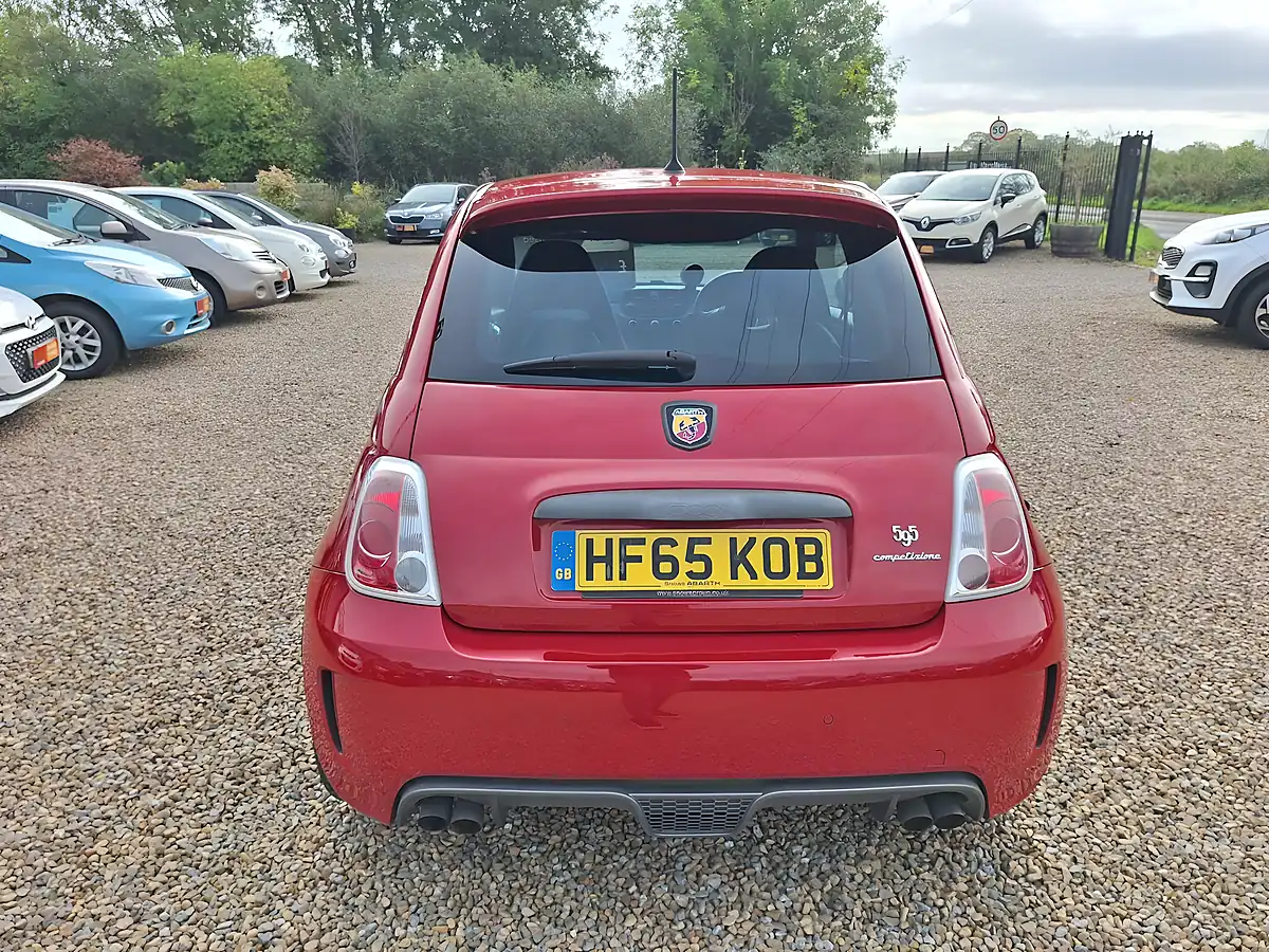 Used 2015 Abarth 595 Competizione Red - Interior and Exterior details 14