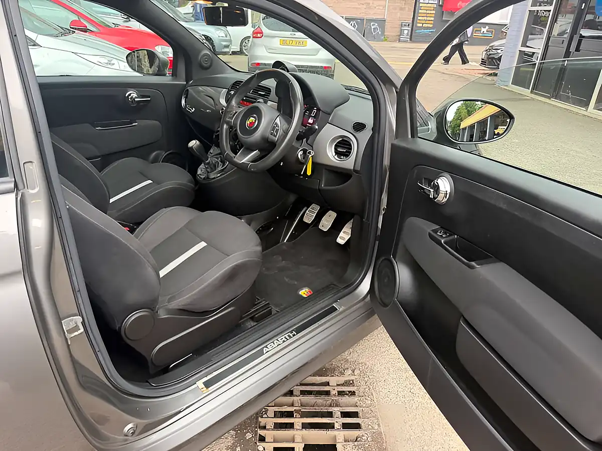 Used 2015 Abarth 595 Convertible Record Grey - Interior and Exterior details 13