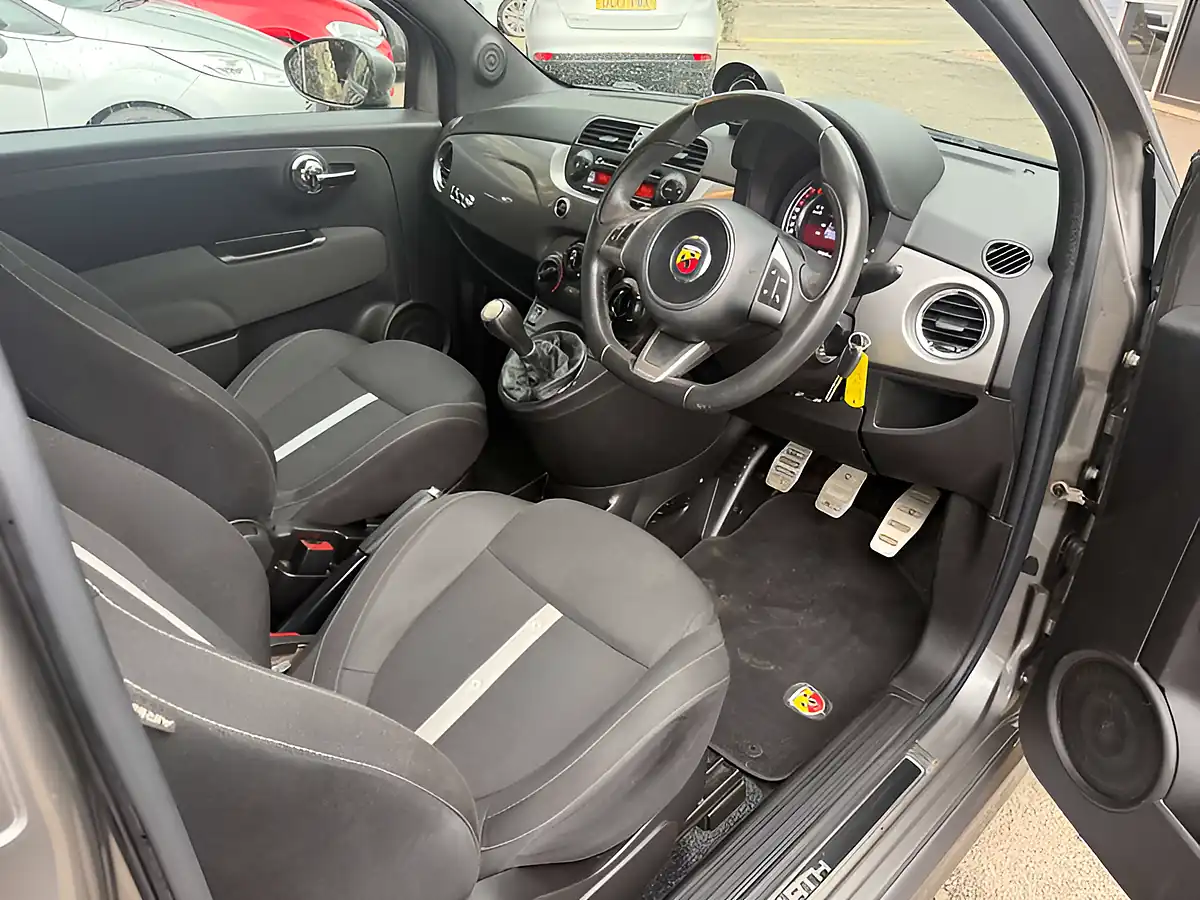 Used 2015 Abarth 595 Convertible Record Grey - Interior and Exterior details 14