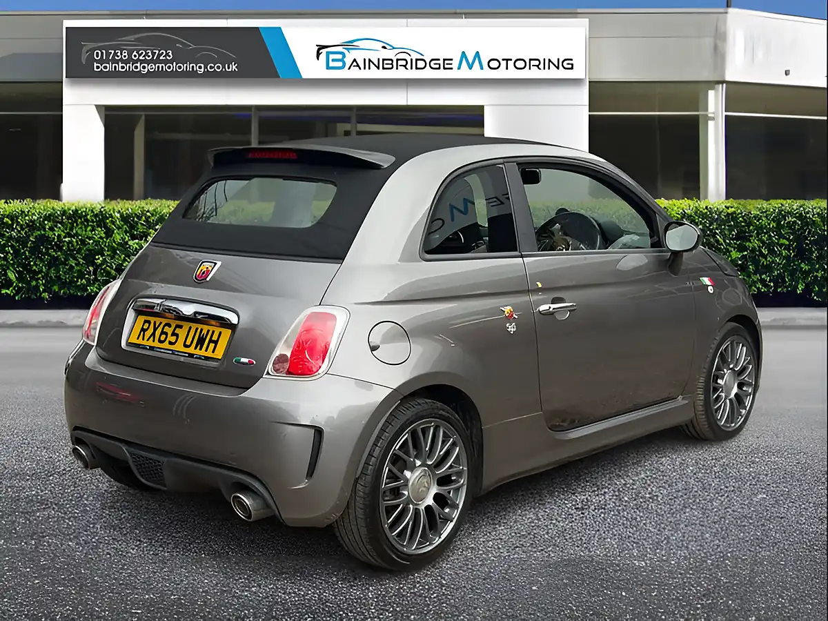 Used 2015 Abarth 595 Convertible Record Grey - Interior and Exterior details 2
