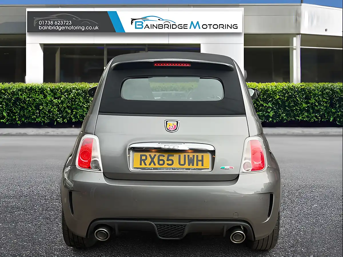 Used 2015 Abarth 595 Convertible Record Grey - Interior and Exterior details 3