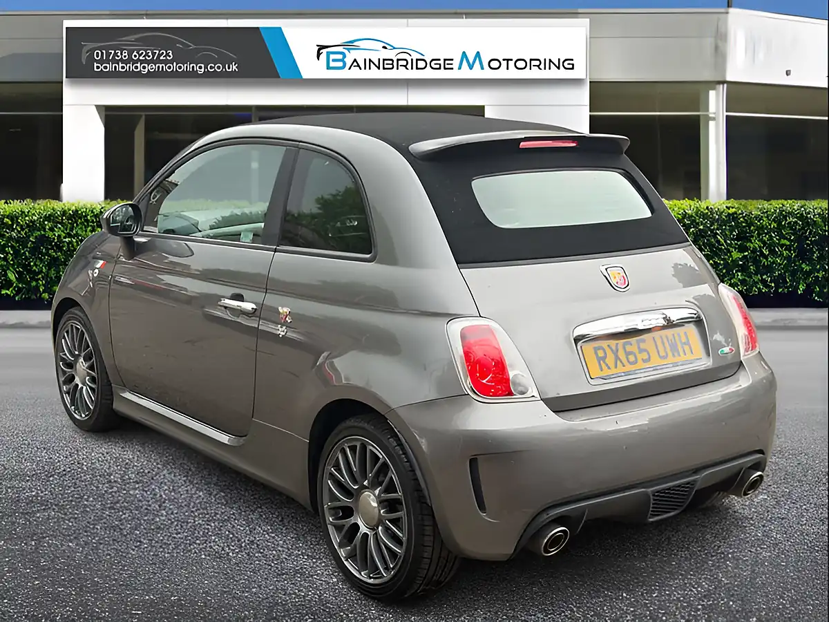 Used 2015 Abarth 595 Convertible Record Grey - Interior and Exterior details 4