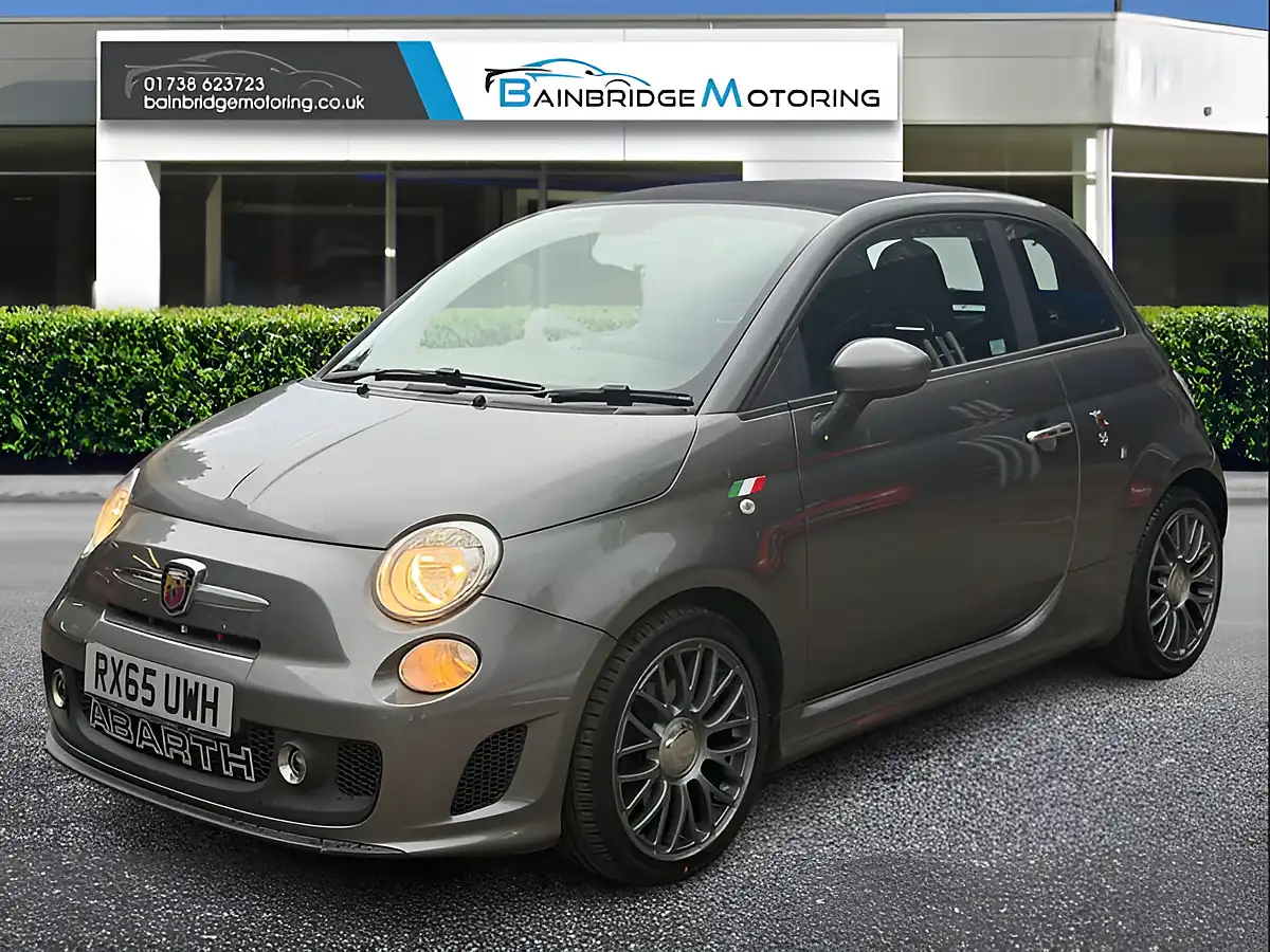 Used 2015 Abarth 595 Convertible Record Grey - Interior and Exterior details 6