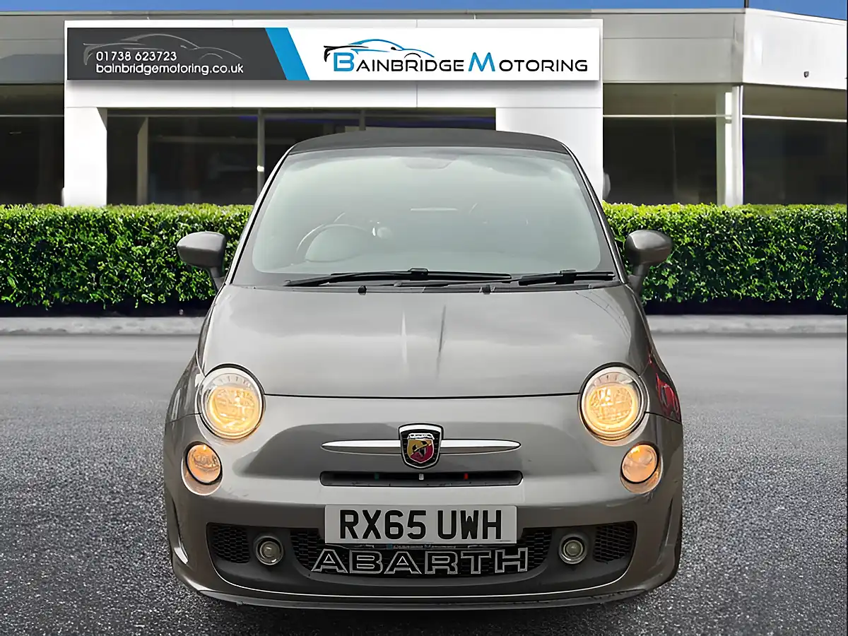 Used 2015 Abarth 595 Convertible Record Grey - Interior and Exterior details 7