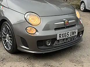 Used 2015 Abarth 595 Convertible Record Grey - Interior and Exterior details 8