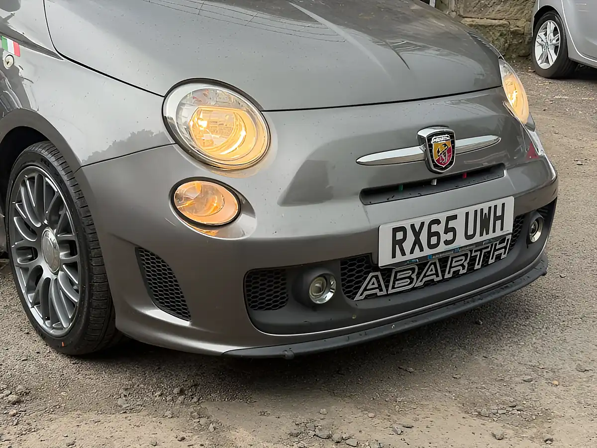 Used 2015 Abarth 595 Convertible Record Grey - Interior and Exterior details 8