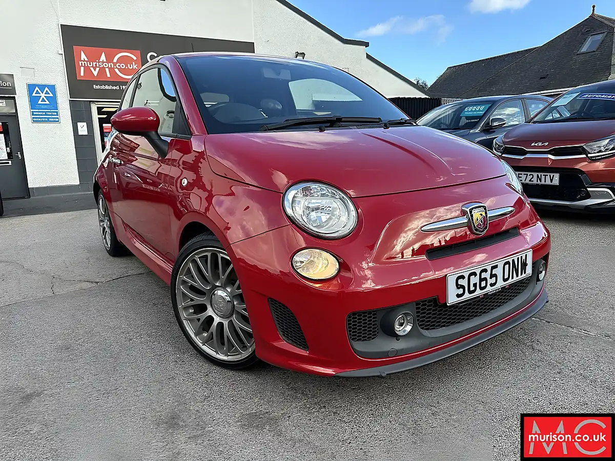 Used 2015 Abarth 595 Officina Red - Front View
