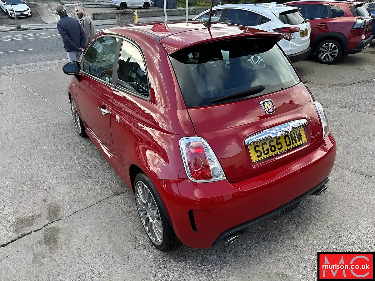 Used 2015 Abarth 595 Officina Red - Interior and Exterior details 11