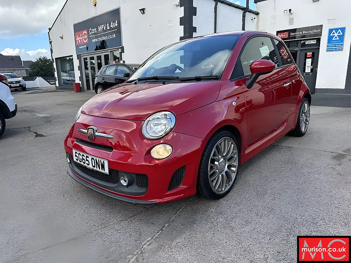 Used 2015 Abarth 595 Officina Red - Interior and Exterior details 3
