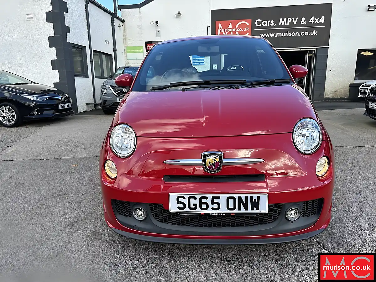 Used 2015 Abarth 595 Officina Red - Interior and Exterior details 4