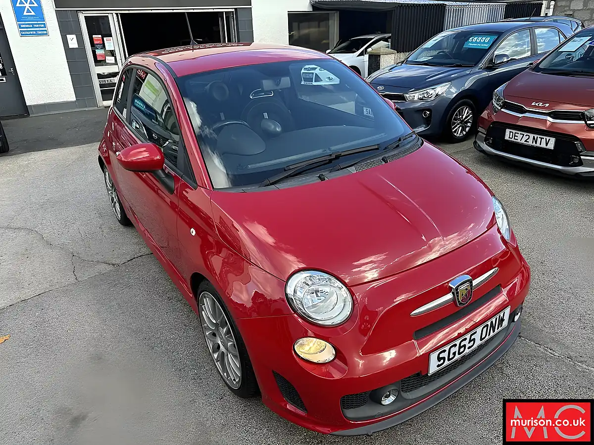 Used 2015 Abarth 595 Officina Red - Interior and Exterior details 8