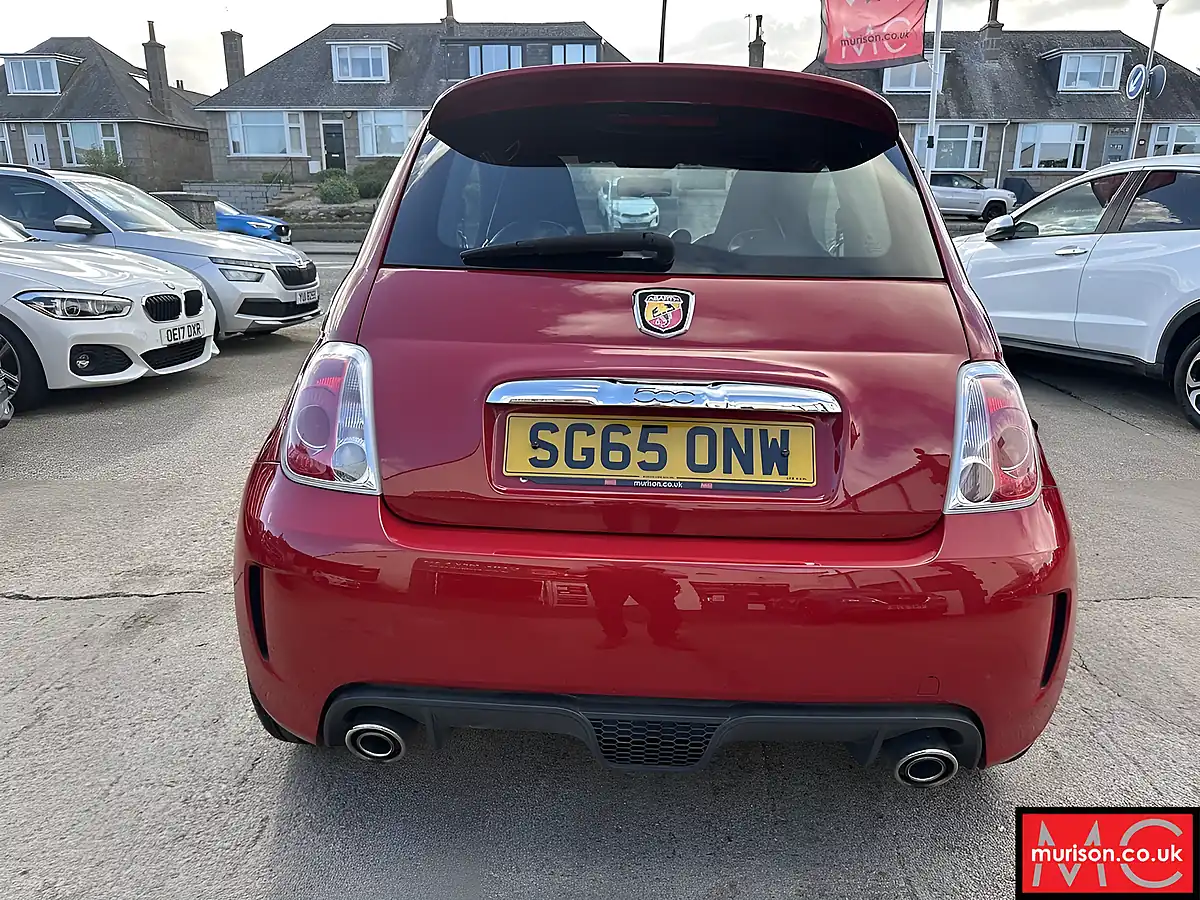 Used 2015 Abarth 595 Officina Red - Interior and Exterior details 9