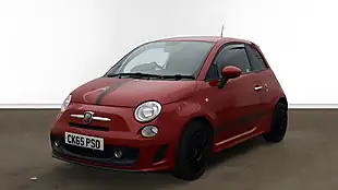 Used 2015 Abarth 595 Red - Interior and Exterior details 2