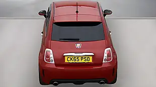 Used 2015 Abarth 595 Red - Interior and Exterior details 8