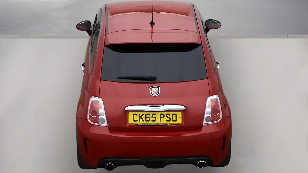Used 2015 Abarth 595 Red - Interior and Exterior details 8