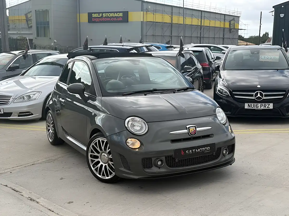 Used 2015 Abarth 595C Turismo Grey - Front View