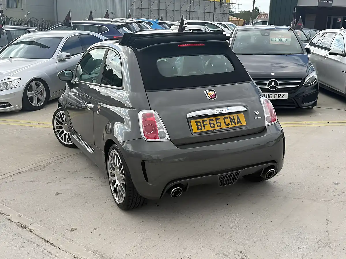 Used 2015 Abarth 595C Turismo Grey - Interior and Exterior details 6