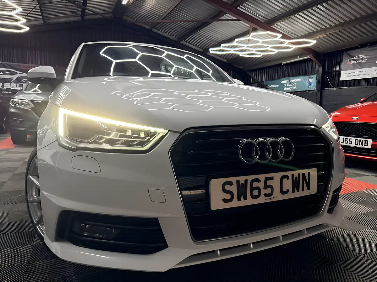 Used 2015 Audi A1 S Line Metallic White - Front View