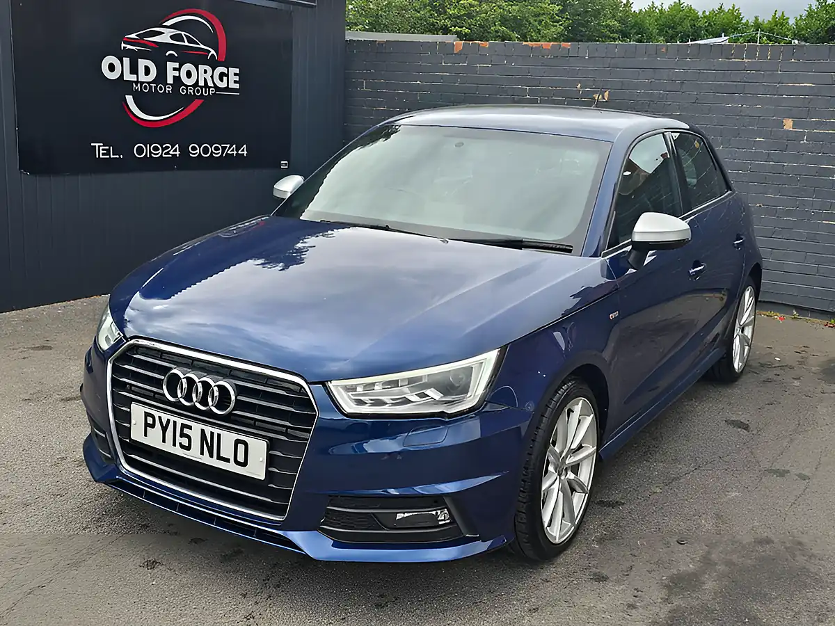 Used 2015 Audi A1 S Line Sportback Blue - Front View