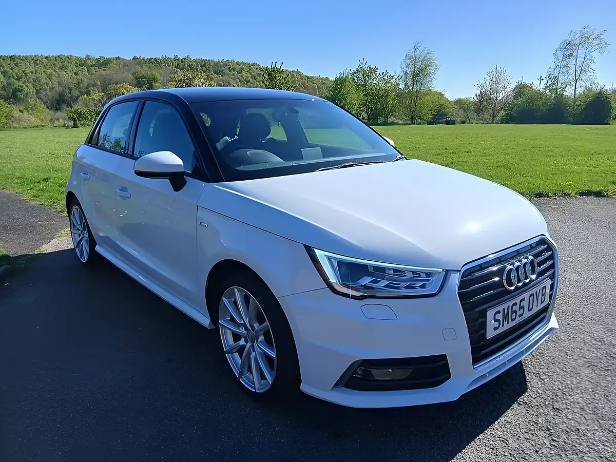 Used 2015 Audi A1 S Line White - Front View
