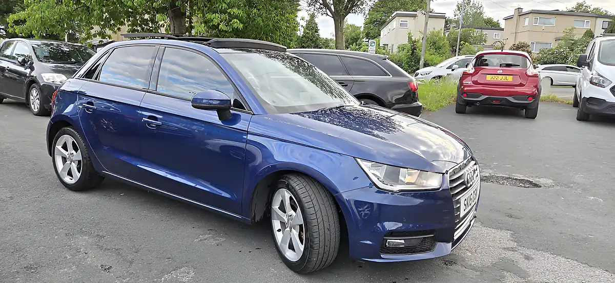 Used 2015 Audi A1 Sport Blue - Front View
