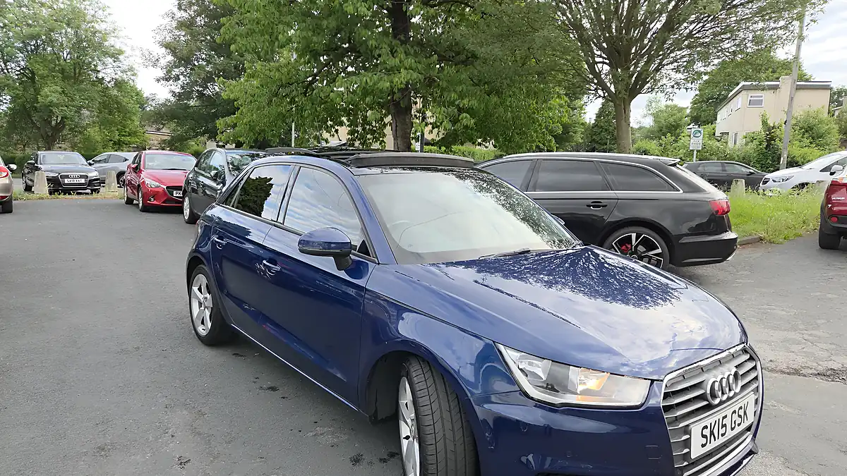 Used 2015 Audi A1 Sport Blue - Interior and Exterior details 17