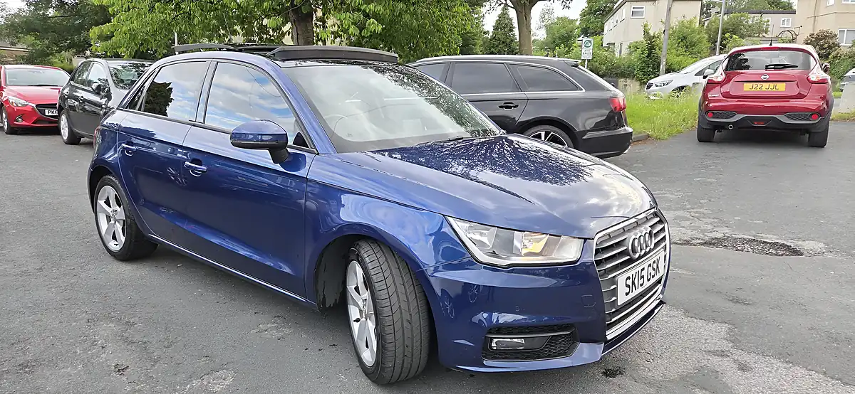 Used 2015 Audi A1 Sport Blue - Interior and Exterior details 2