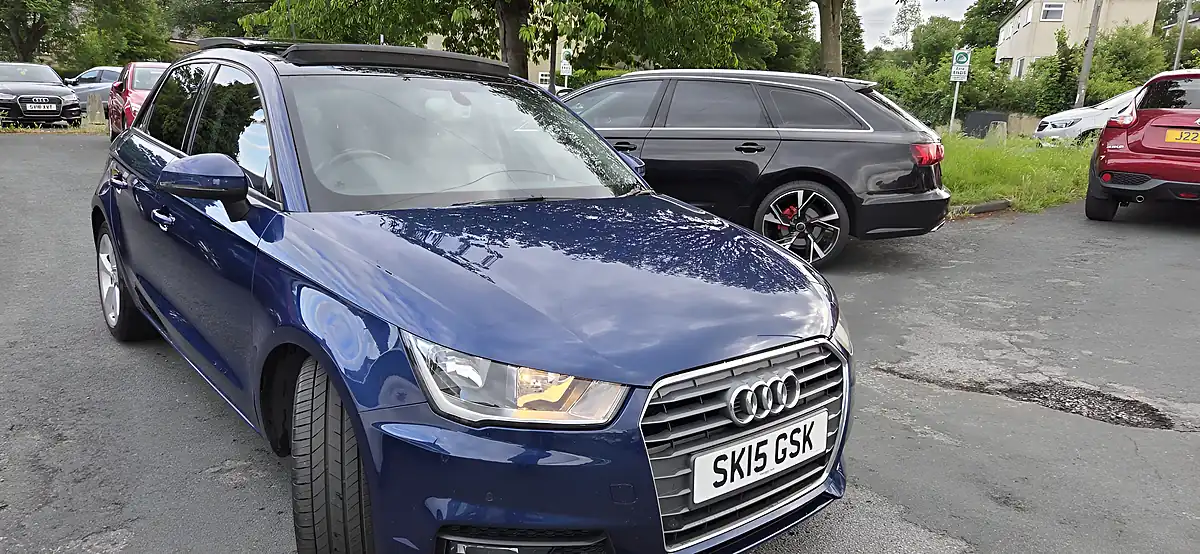 Used 2015 Audi A1 Sport Blue - Interior and Exterior details 3