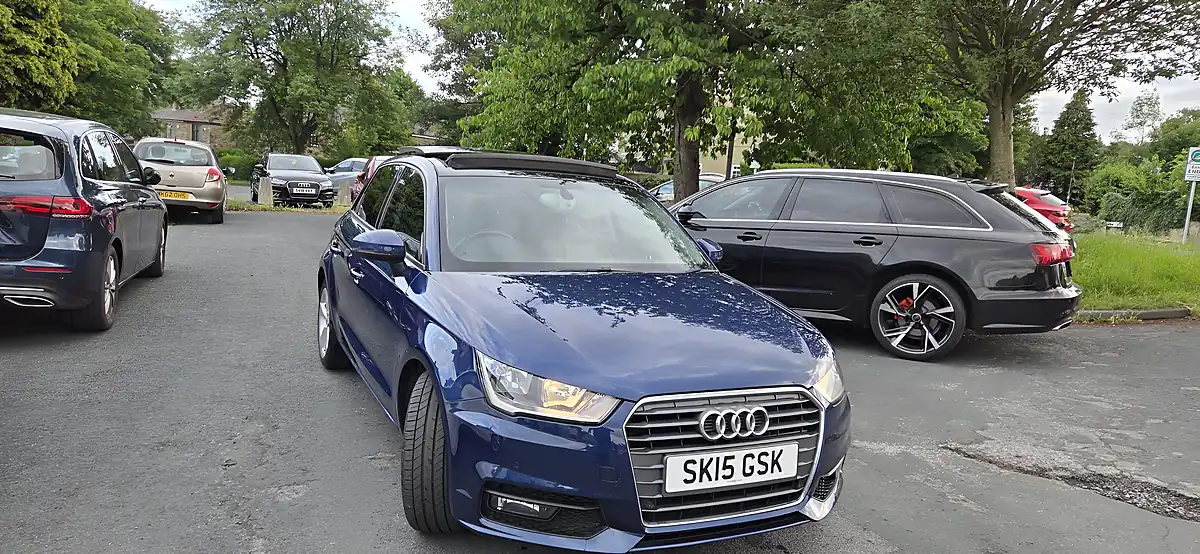 Used 2015 Audi A1 Sport Blue - Interior and Exterior details 4