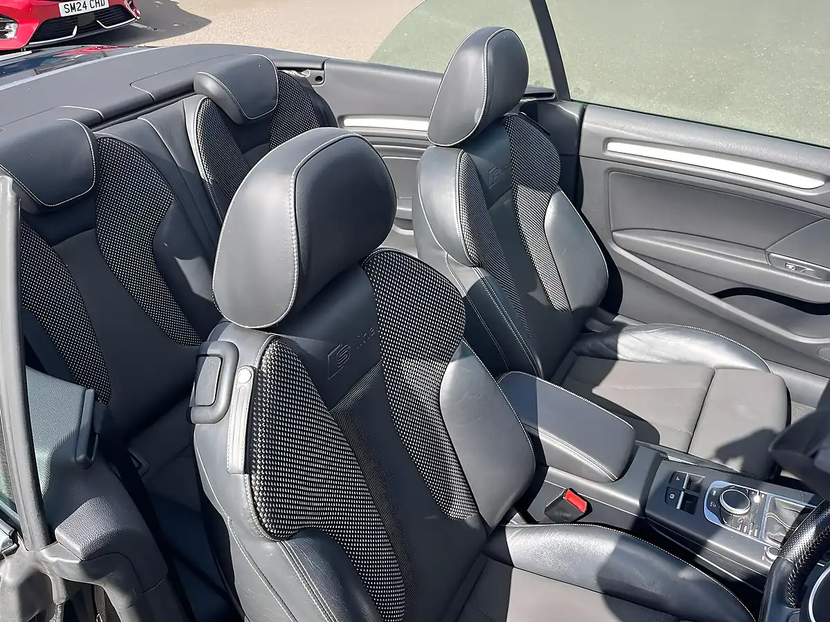 Used 2015 Audi A3 Cabriolet S Line Black - Interior and Exterior details 10
