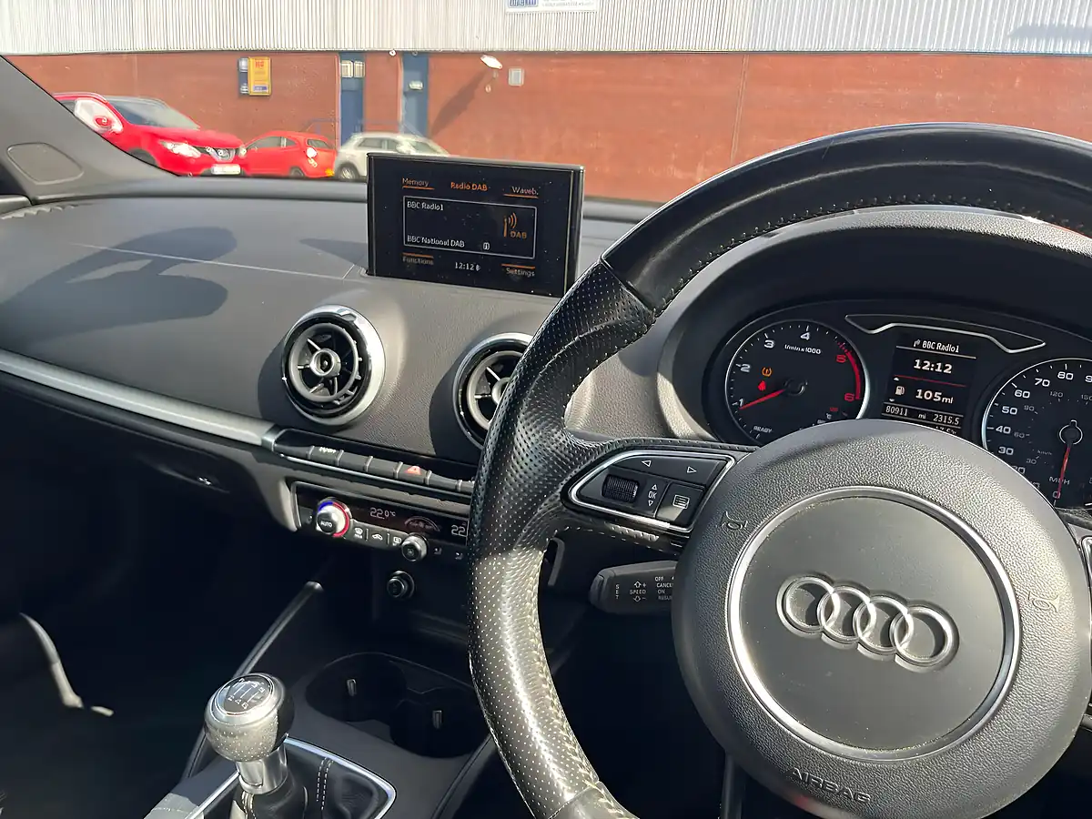 Used 2015 Audi A3 Cabriolet S Line Black - Interior and Exterior details 12