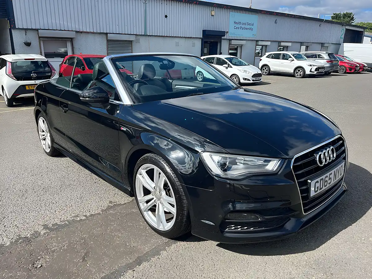 Used 2015 Audi A3 Cabriolet S Line Black - Interior and Exterior details 3