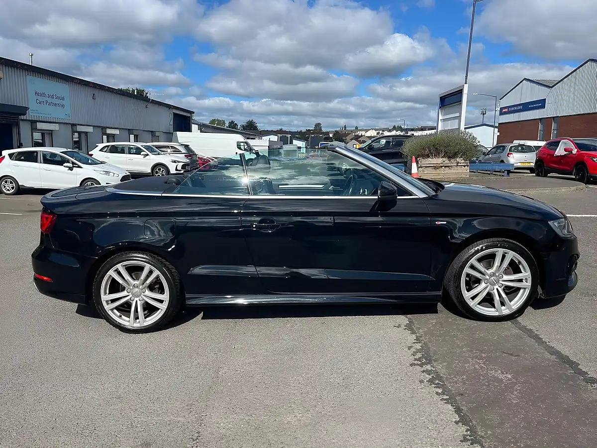 Used 2015 Audi A3 Cabriolet S Line Black - Interior and Exterior details 4