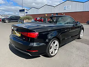 Used 2015 Audi A3 Cabriolet S Line Black - Interior and Exterior details 5