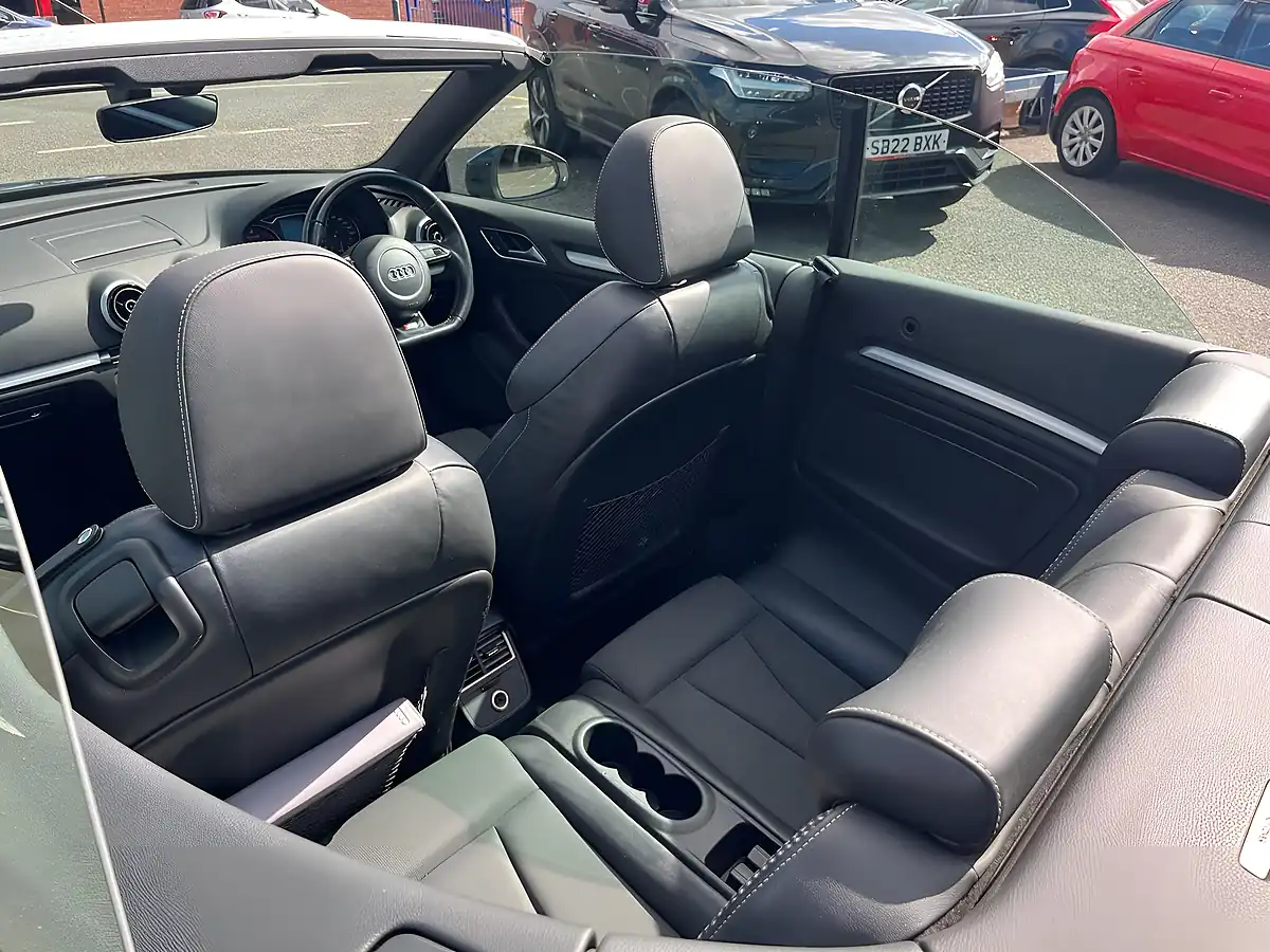 Used 2015 Audi A3 Cabriolet S Line Black - Interior and Exterior details 9