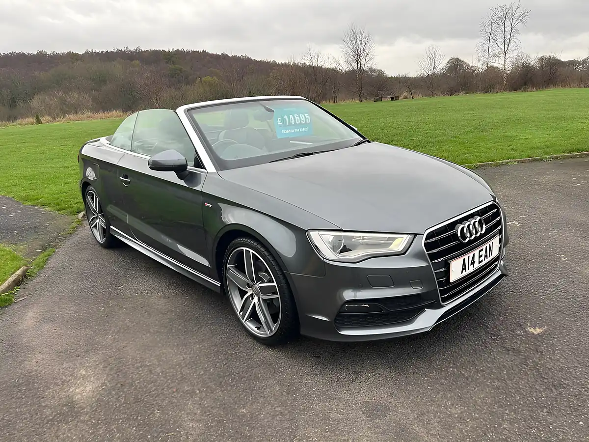 Used 2015 Audi A3 Cabriolet S Line Grey - Front View