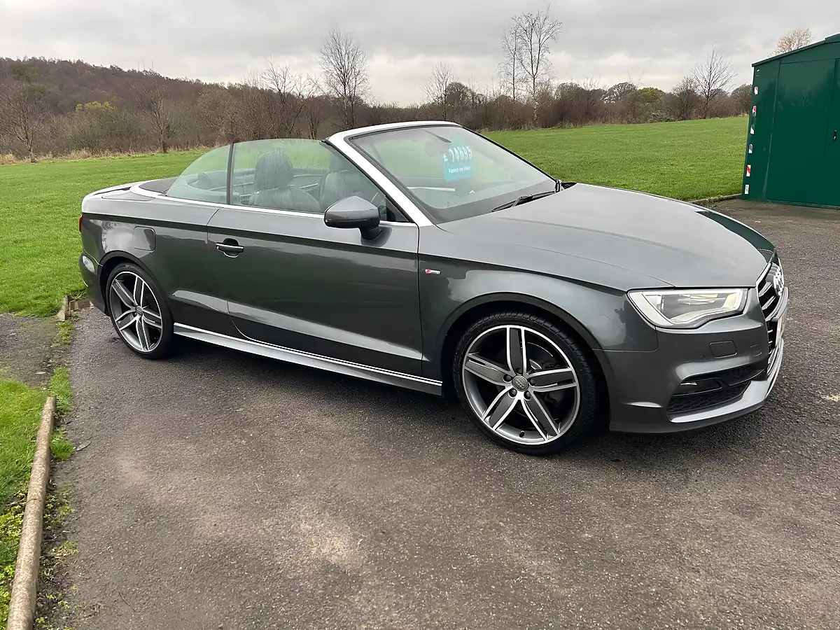 Used 2015 Audi A3 Cabriolet S Line Grey - Interior and Exterior details 4