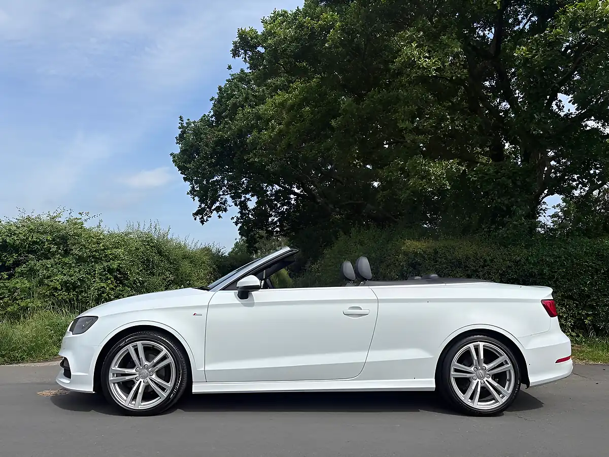 Used 2015 Audi A3 Cabriolet S Line White - Interior and Exterior details 10
