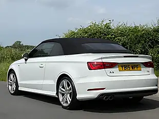 Used 2015 Audi A3 Cabriolet S Line White - Interior and Exterior details 11