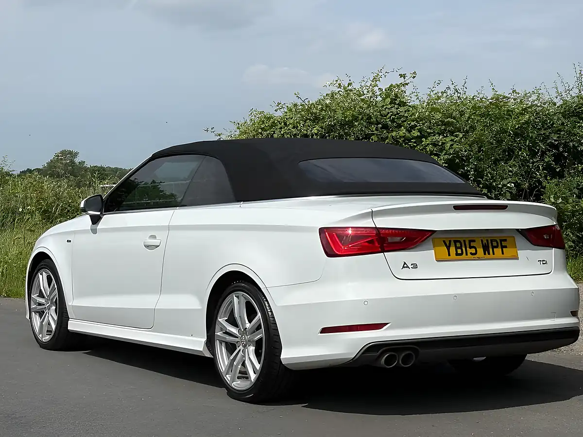 Used 2015 Audi A3 Cabriolet S Line White - Interior and Exterior details 11