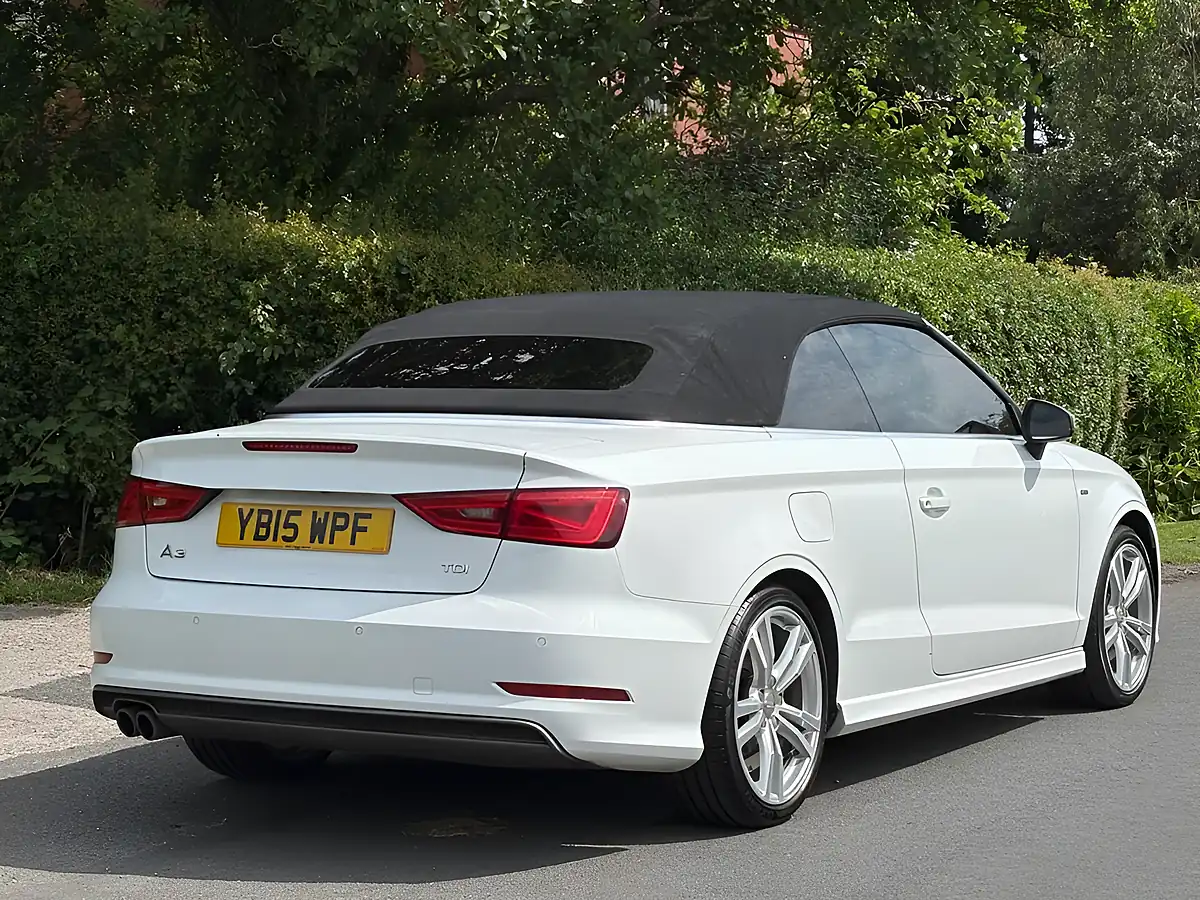 Used 2015 Audi A3 Cabriolet S Line White - Interior and Exterior details 15