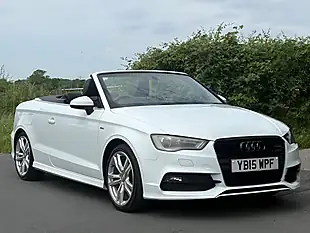 Used 2015 Audi A3 Cabriolet S Line White - Interior and Exterior details 2