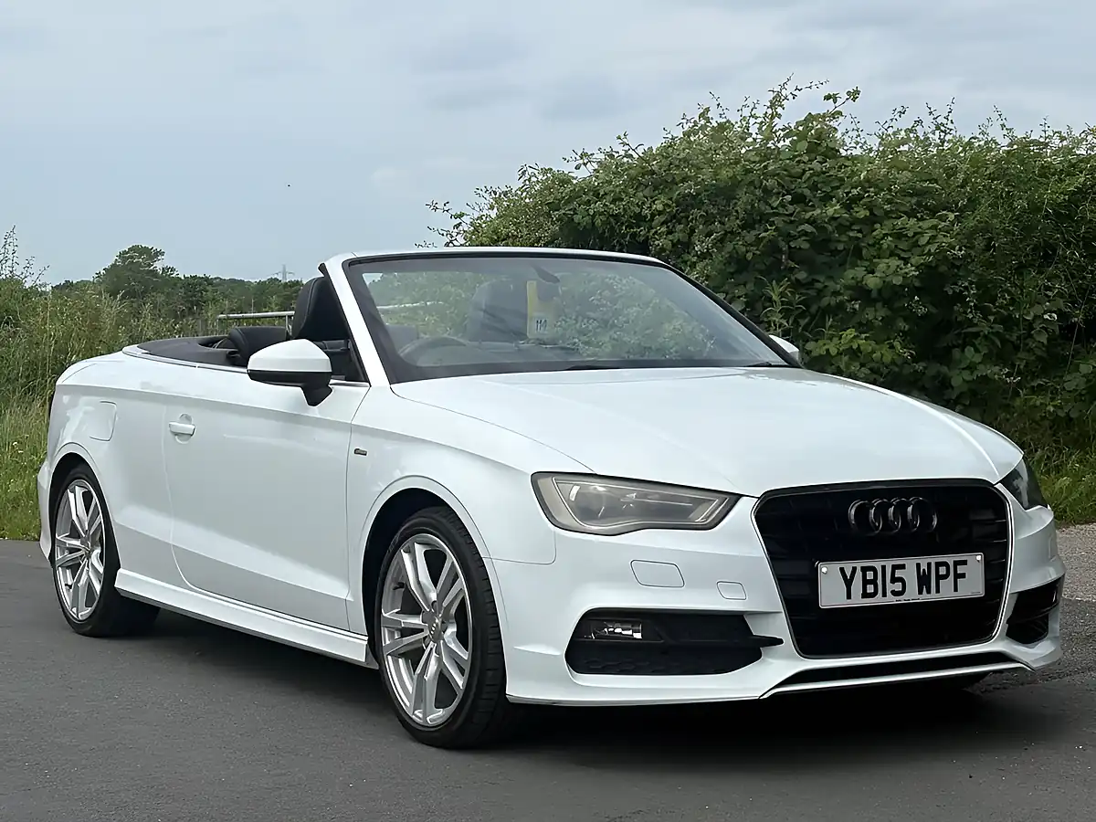 Used 2015 Audi A3 Cabriolet S Line White - Interior and Exterior details 2