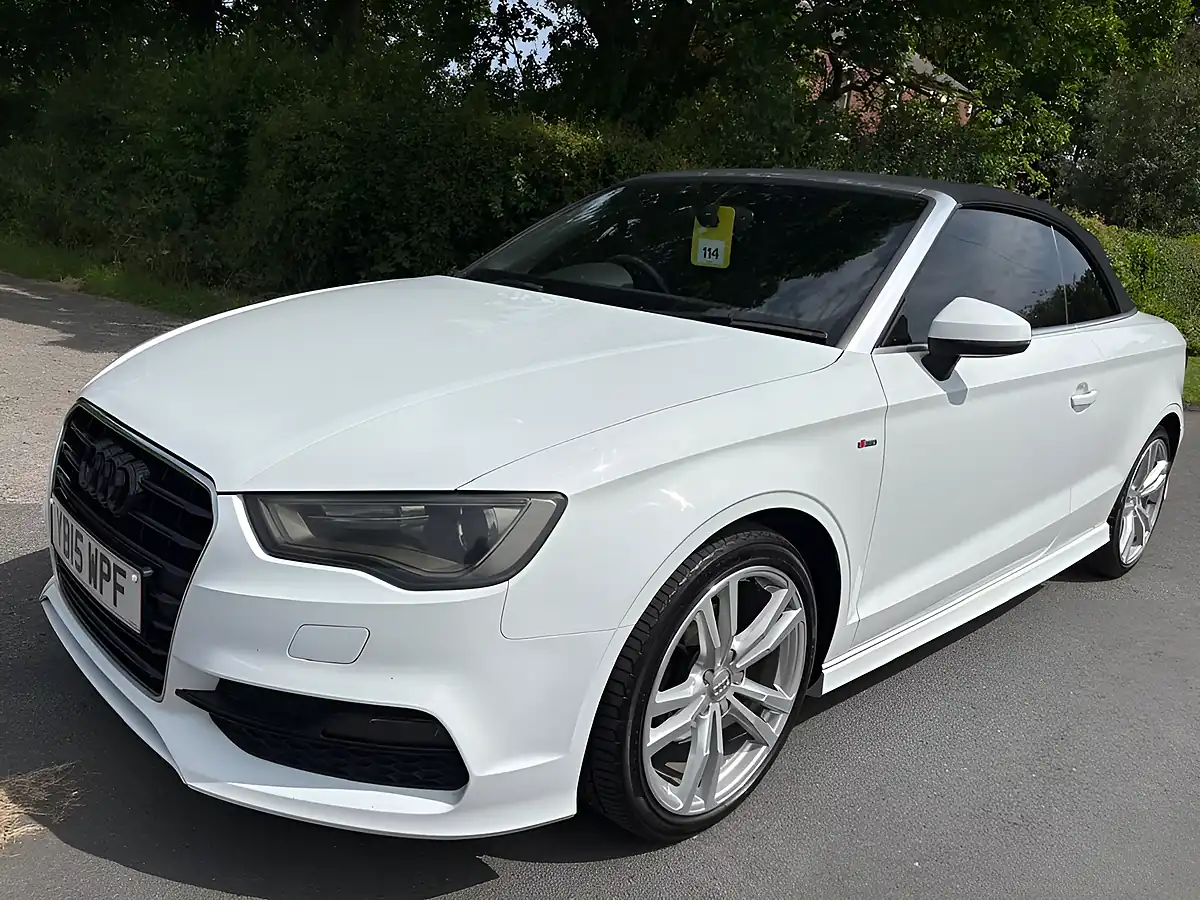 Used 2015 Audi A3 Cabriolet S Line White - Interior and Exterior details 4