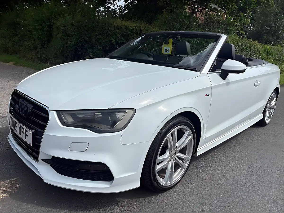Used 2015 Audi A3 Cabriolet S Line White - Interior and Exterior details 5