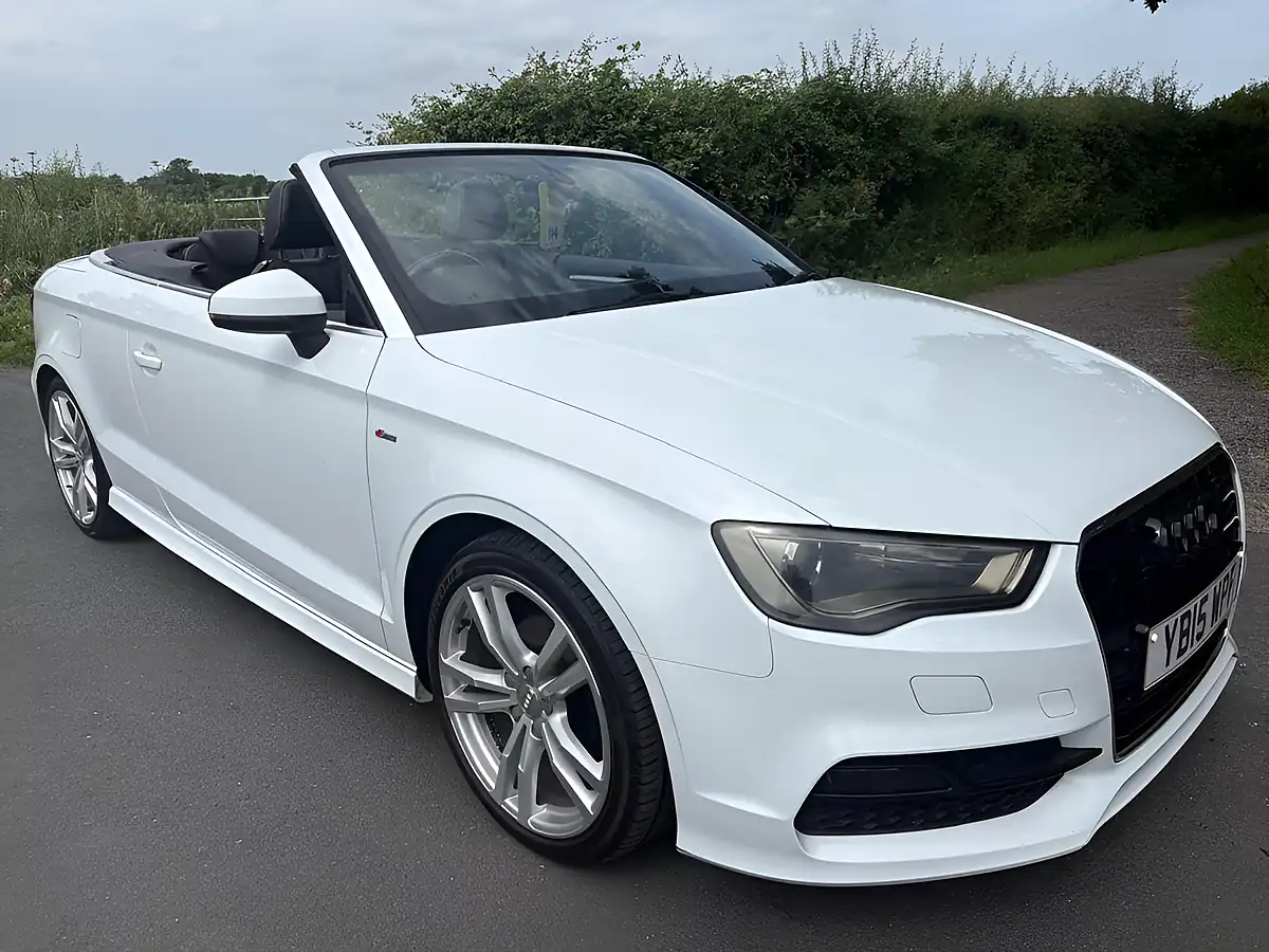 Used 2015 Audi A3 Cabriolet S Line White - Interior and Exterior details 6