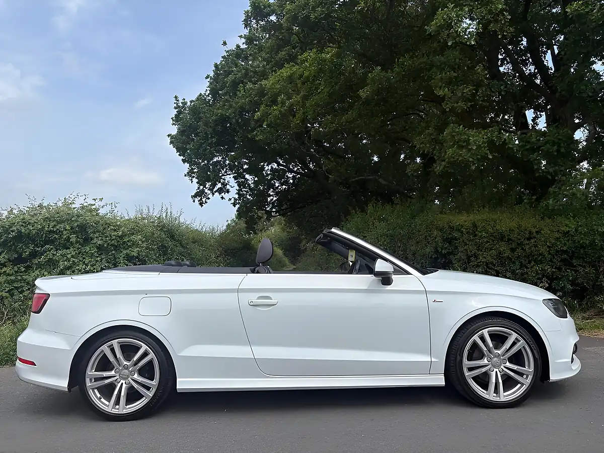 Used 2015 Audi A3 Cabriolet S Line White - Interior and Exterior details 7