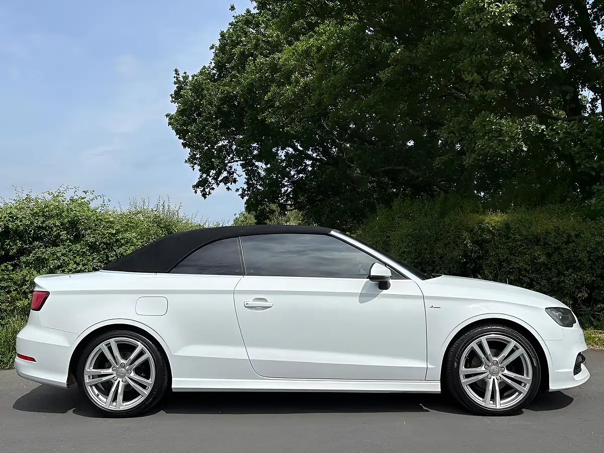 Used 2015 Audi A3 Cabriolet S Line White - Interior and Exterior details 8