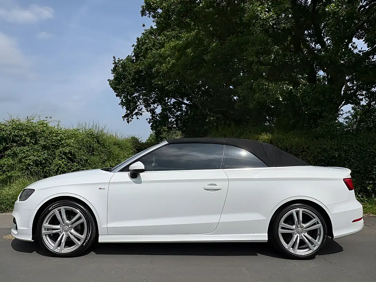 Used 2015 Audi A3 Cabriolet S Line White - Interior and Exterior details 9